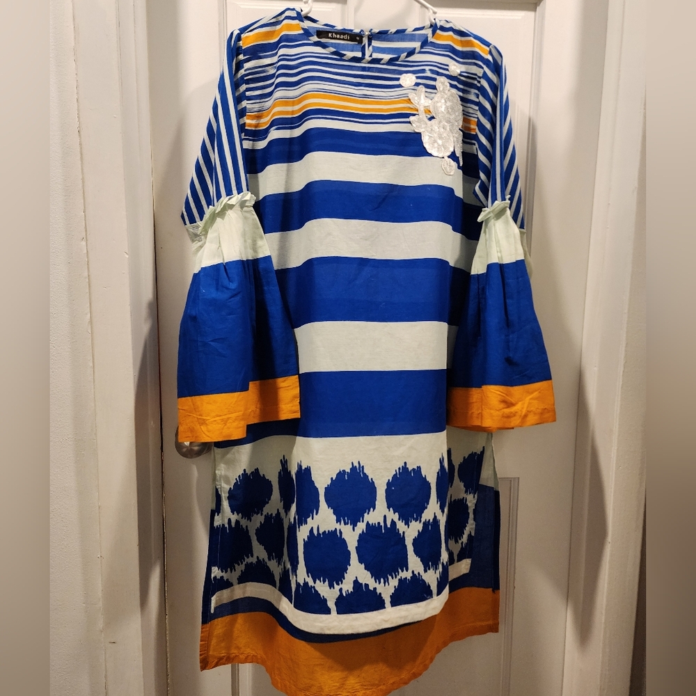 Khaadi blue kurta in size 12 (M)